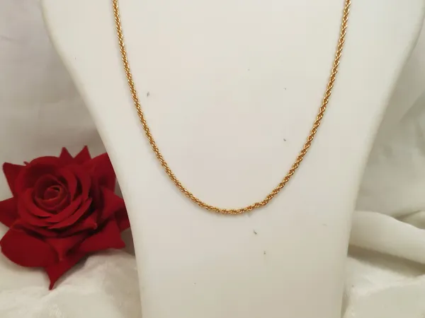 1_Gram_Gold-Plated_Chain_23_Inch_For_Women