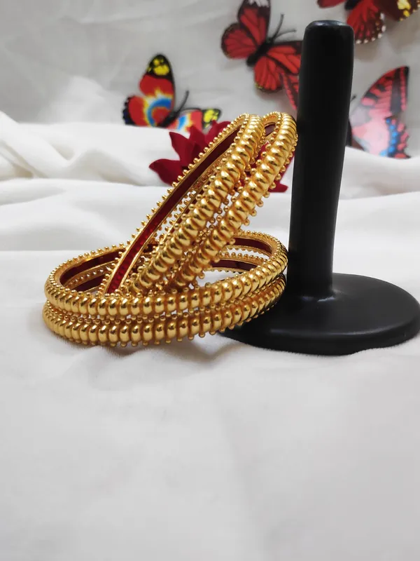 1_Gram_Gold-Plated_Brass_Rajasthani_Bangles_Set_Of_4