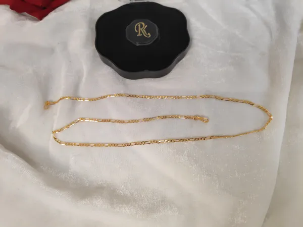 1_Gram_Gold-Plated_Chain_21.5_Inch_For_Women