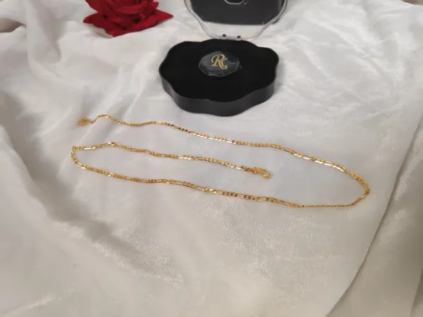 1_Gram_Gold-Plated_Chain_21.5_Inch_For_Women