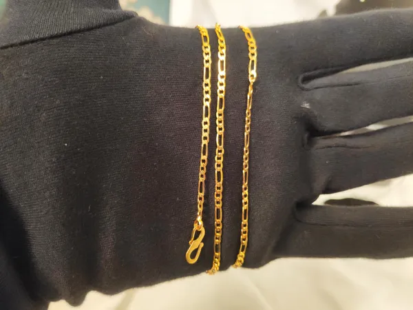 1_Gram_Gold-Plated_Chain_21.5_Inch_For_Women