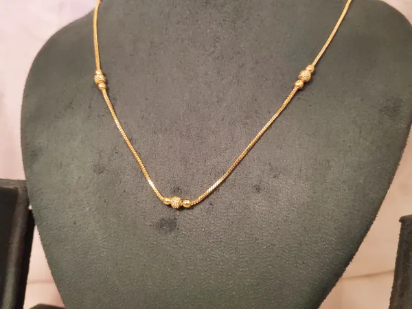 1_Gram_Gold-Plated_Chain_18_Inch_For_Women