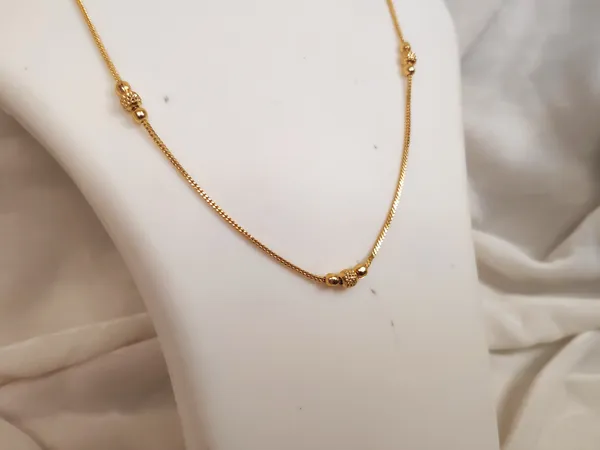 1_Gram_Gold-Plated_Chain_18_Inch_For_Women