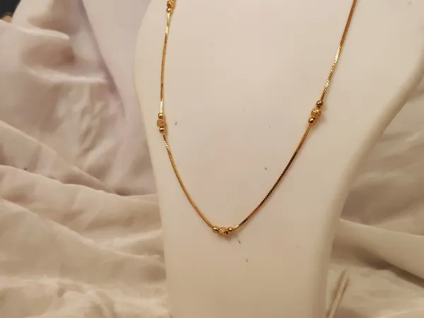1_Gram_Gold-Plated_Chain_18_Inch_For_Women