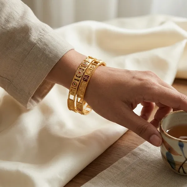 Daily_Wear_Gold-Plated_Brass_Bangles_with_Floral_and_Traditional_Motifs_(Set_of_2)