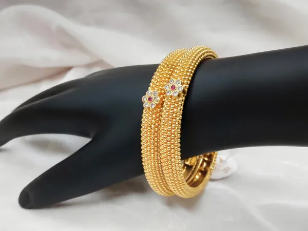1_Gram_Gold-Plated_Brass_Rajasthani_Bangles_Set_Of_2