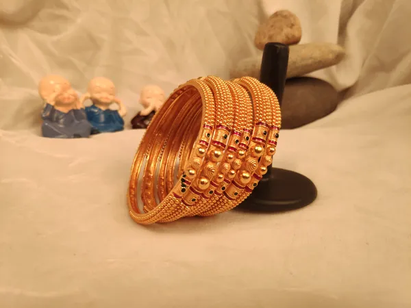 1_Gram_Gold-Plated_High_Gold_Bangles_Set