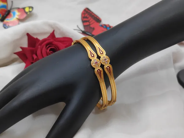 1_Gram_Gold-Plated_Brass_Bangles_Set_Of_2