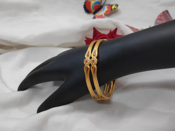 1_Gram_Gold-Plated_Brass_Bangles_Set_Of_2