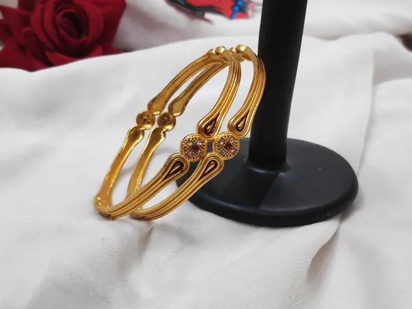 1_Gram_Gold-Plated_Brass_Bangles_Set_Of_2