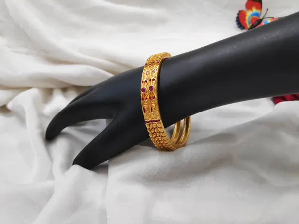 1_Gram_Gold-Plated_Brass_Bangles_Set_Of_2