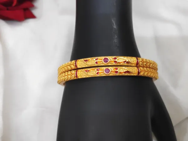 1_Gram_Gold-Plated_Brass_Bangles_Set_Of_2