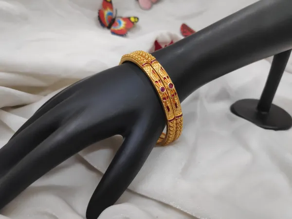 1_Gram_Gold-Plated_Brass_Bangles_Set_Of_2
