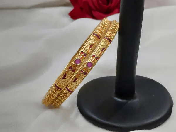 1_Gram_Gold-Plated_Brass_Bangles_Set_Of_2