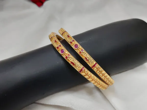 1_Gram_Gold-Plated_Brass_Bangles_Set_Of_2
