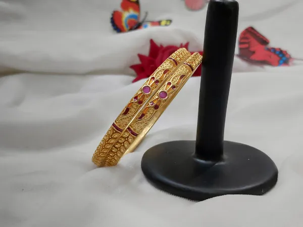 1_Gram_Gold-Plated_Brass_Bangles_Set_Of_2