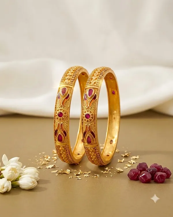 Traditional_Handcrafted_Brass_Bangle_Set_with_Intricate_Paisley_and_Stone_Work