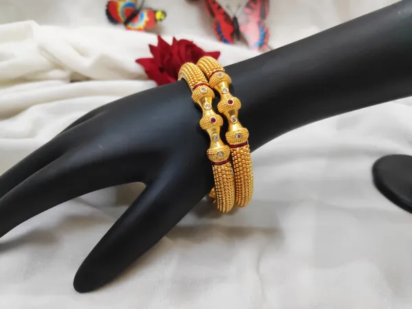 1_Gram_Gold-Plated_Brass_Rajasthani_Bangles_Set_Of_2