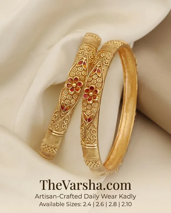 Elegant_Brass_Gold-Plated_Daily_Wear_Floral_Bangles_(Set_of_2)