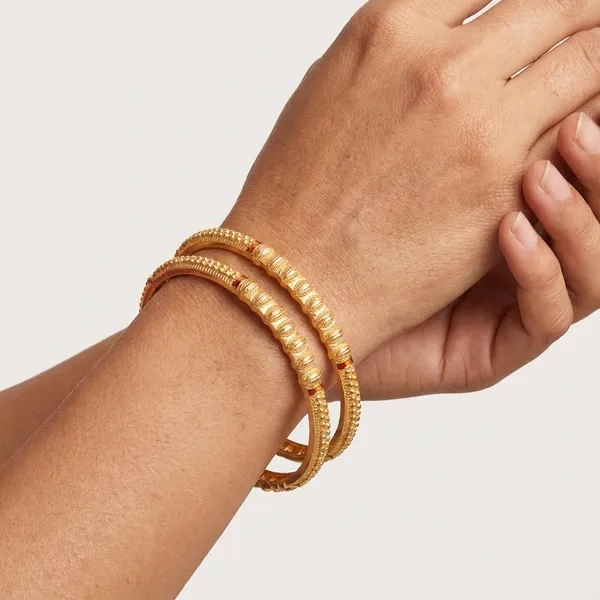 Classic_Gold-Toned_Antique_Kada_Bangles_with_Intricate_Beading_(2-Piece_Set)