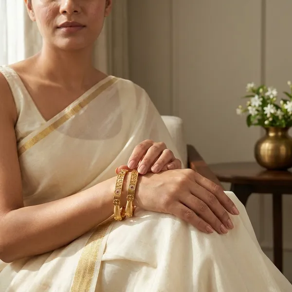 The_Aura_Geometric_Kada_Bangles_(Set_of_2)_�_Matte_Gold_with_Ruby_&_Cubic_Zirconia