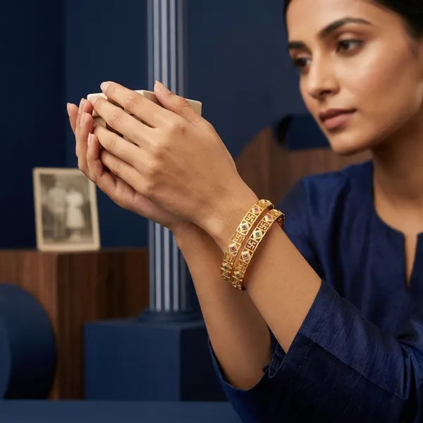 Daily_Wear_Gold-Plated_Brass_Bangles_with_Red_and_Green_Stones_(Set_of_2)