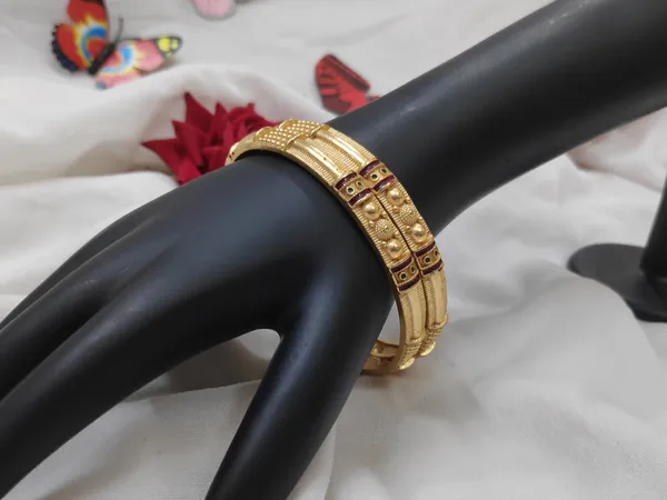 1_Gram_Gold-Plated_Brass_Bangles_Set_Of_2