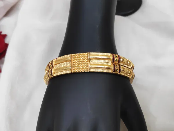 1_Gram_Gold-Plated_Brass_Bangles_Set_Of_2