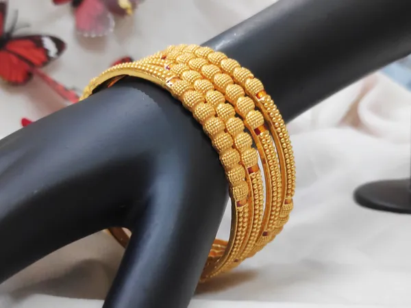 1_Gram_Gold-Plated_Brass_Bangles_Set_Of_4