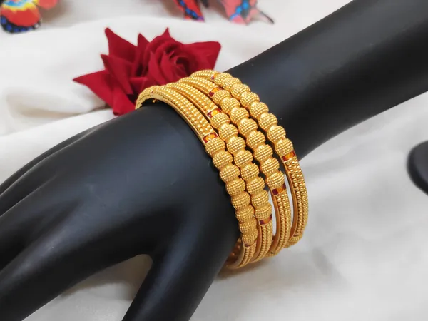 1_Gram_Gold-Plated_Brass_Bangles_Set_Of_4