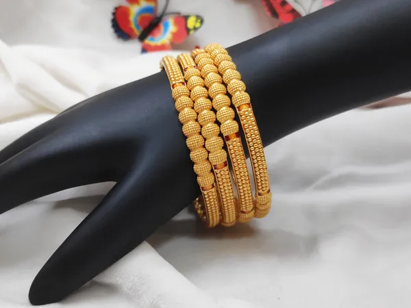 1_Gram_Gold-Plated_Brass_Bangles_Set_Of_4