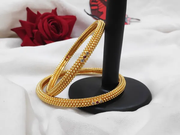 1_Gram_Gold-Plated_Brass_Rajasthani_Bangles_Set_Of_2
