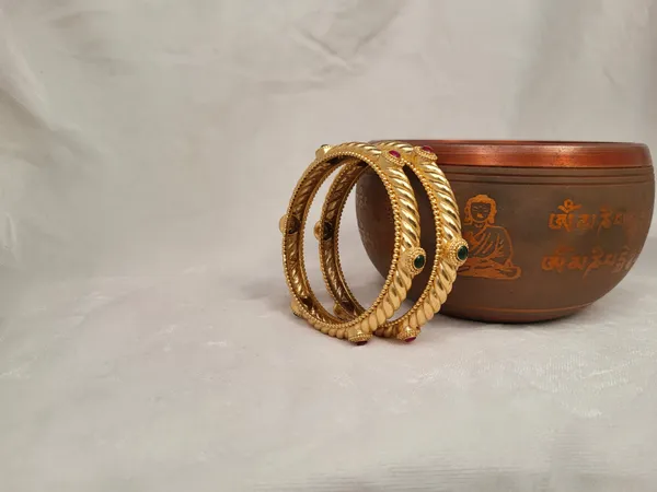 1_Gram_Gold-Plated_Brass_Rajasthani_Bangles_Set_Of_2