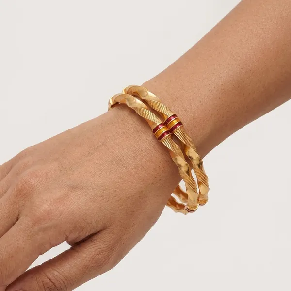 Elegant_Brass_Daily_Wear_Bangles_�_Set_of_2_Twisted_Gold-Plated_Kada_Bangles
