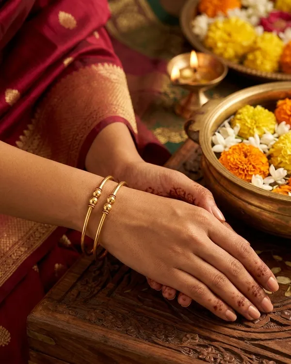 Traditional_Daily_Wear_Gold_Plated_Thin_Kada_Bangles_-_Set_of_2_with_Maroon_Enamel_Accents