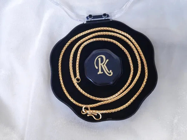 1_Gram_Gold-Plated_Chain_21_Inch_For_Women
