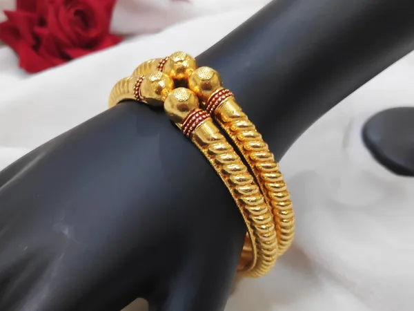 1_Gram_Gold-Plated_Brass_Rajasthani_Bangles_Set_Of_2