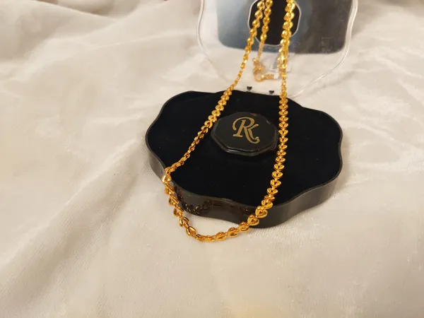 1_Gram_Gold-Plated_Chain_22.5_Inch_For_Women