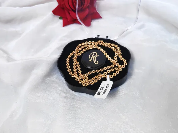 1_Gram_Gold-Plated_Chain_22.5_Inch_For_Women