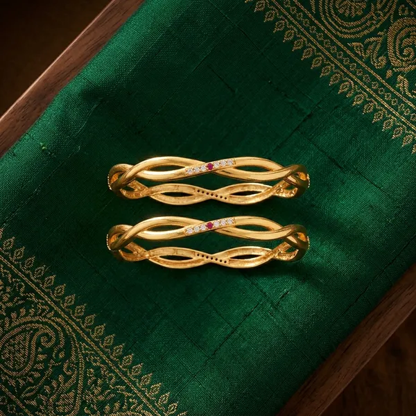 Elegant_Gold_Twisted_Bangles_Set_of_2_�_Stackable_Wave_Cuff_Bracelets_with_Pave_Accents