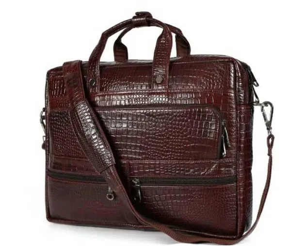 Brown_Leather_Laptop_Bag_For_Men_Office_|_3_Zipper_Pockets_|_2_Inner_Spacious_Compartments_|_Adjustable_and_Removable_Shoulder_Strap