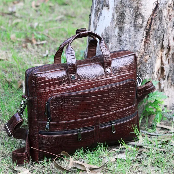 Brown_Leather_Laptop_Bag_For_Men_Office_|_3_Zipper_Pockets_|_2_Inner_Spacious_Compartments_|_Adjustable_and_Removable_Shoulder_Strap