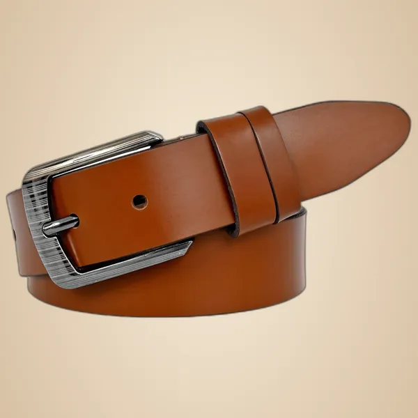 Brown_Leather_Belt_With_Metal_Buckle_For_Men_|_Premium_Smooth_Leather_Lightweight_Classic_Belt_With_Durable_Stitching_|_Width-_3cm(30mm)
