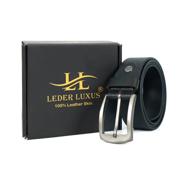 Black_Leather_Belt_With_Metal_Buckle_For_Men_|_Premium_Fish_Print_Leather_Lightweight_Classic_Belt_With_Durable_Stitching_|_Width-3cm_(30mm)