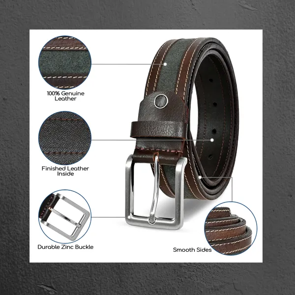 Green_Leather_Belt_With_Metal_Buckle_For_Men_|_Premium_Smooth_Leather_Lightweight_Classic_Belt_With_Durable_Stitching_|_Width-_3cm_(30mm)