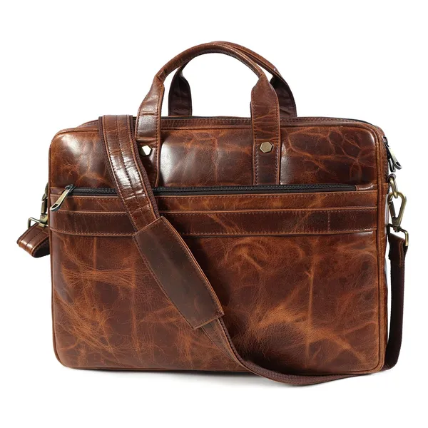 Brown_Leather_Bag_For_Men_Office_|_Adjustable_Shoulder_Bag_|_2_Zipper_Pockets_|_2_Inner_Spacious_Compartments_|_1_Flap_Pocket