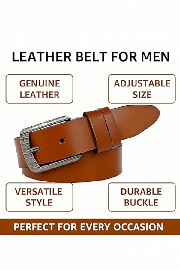 Brown_Leather_Belt_With_Metal_Buckle_For_Men_|_Premium_Smooth_Leather_Lightweight_Classic_Belt_With_Durable_Stitching_|_Width-_3cm(30mm)