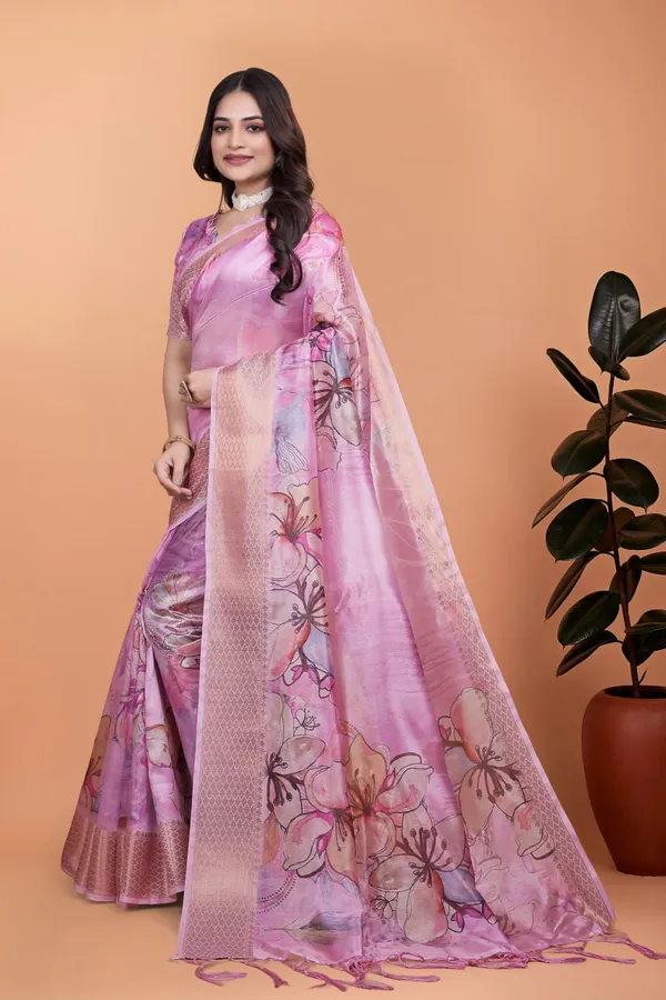 Baby_Pink_Soft_Silk_Saree_with_Floral_Digital_Print_&_Copper_Zari_Border