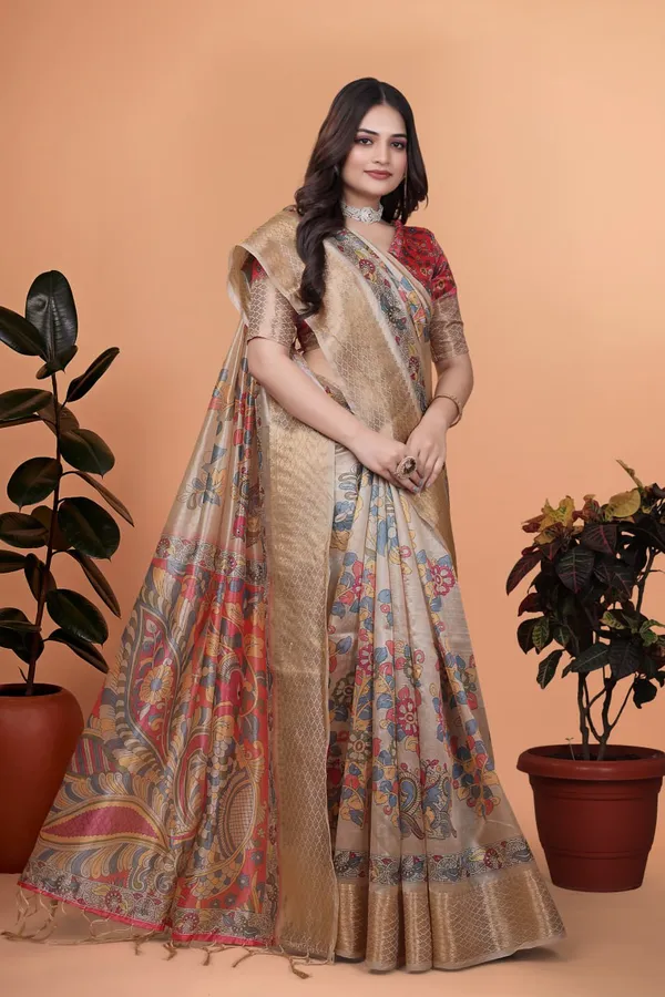 Beige_&_Multicolor_Patola_Print_Soft_Silk_Saree_with_Rich_Pallu