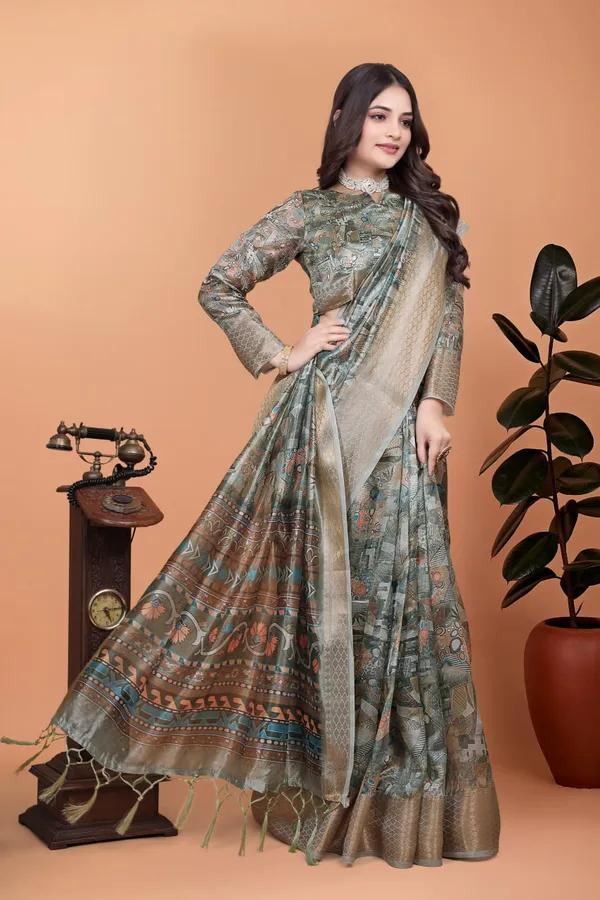 Elegant_Multicolor_Soft_Silk_Saree_with_Ethnic_Digital_Print
